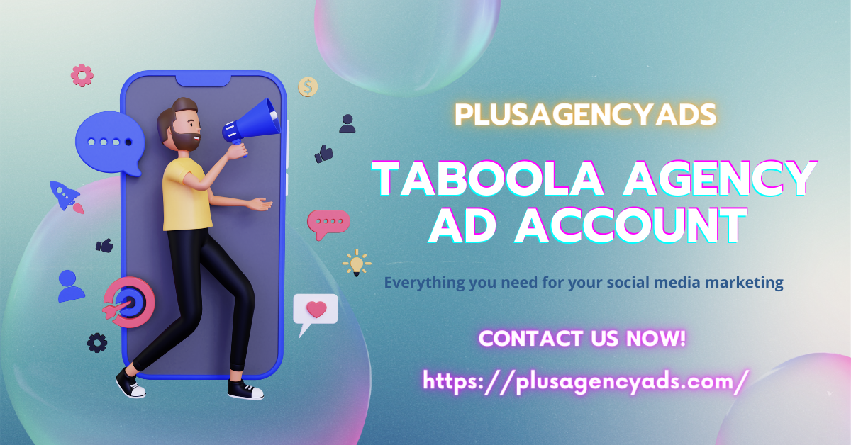 Master Taboola Agency Ad Account With Us